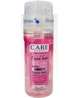 Care & More Facial Toner For Normal & Dry Skin Rose Water